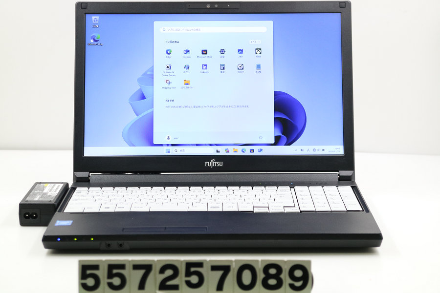 富士通 LIFEBOOK A579/B Celeron 4205U 1.8GHz/8GB/256GB(SSD)/15.6W/FWXGA(1366x768)/Win11 画面シミあり【中古】【20251202】
