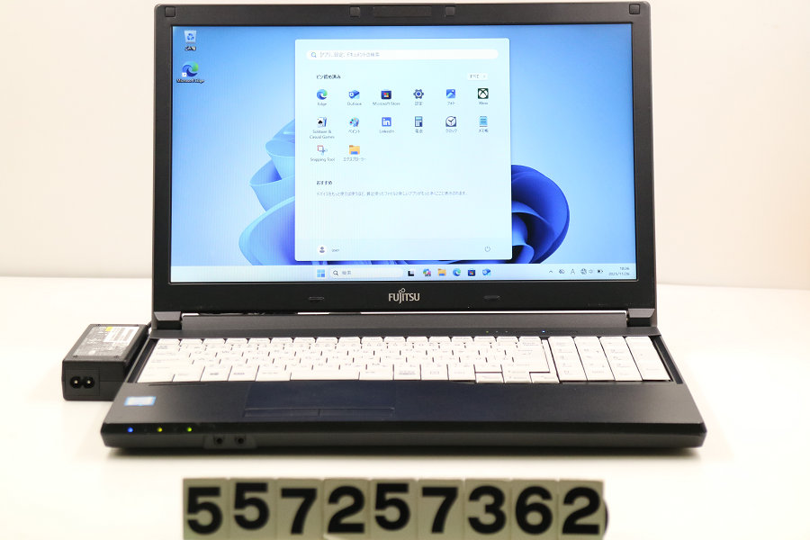 富士通 LIFEBOOK A748/TX Core i3 8130U 2.2GHz/8GB/256GB(SSD)/Multi/15.6W/FWXGA(1366x768)/Win11 画面表示不良あり【中古】【20251202】