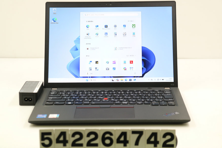 Lenovo ThinkPad X13 Gen2 Core i7 1165G7 2.8GHz/16GB/128GB(SSD)/13.3W/WUXGA(1920x1200)/Win11【中古】【20260403】 42,770円