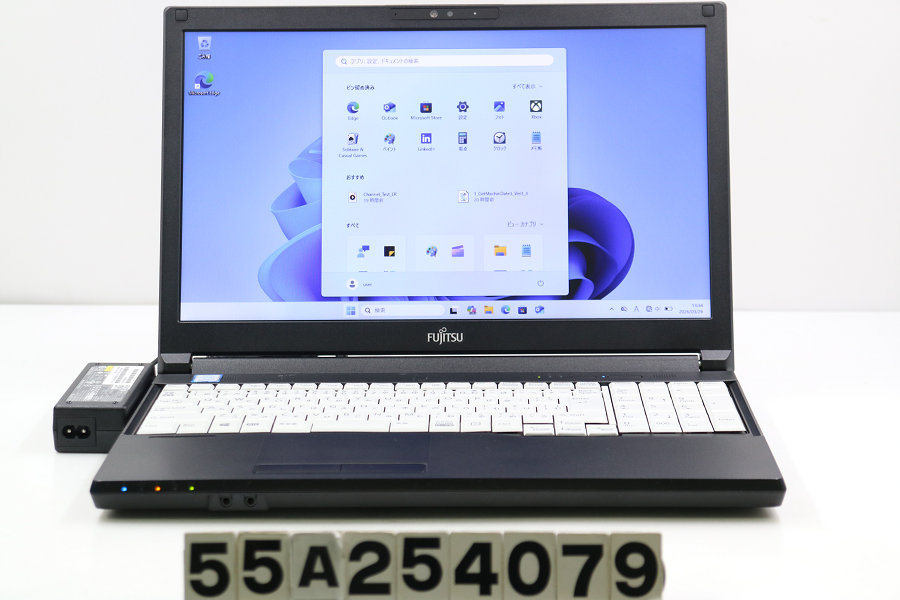 富士通 LIFEBOOK A579/BX Core i5 8265U 1.6GHz/8GB/256GB(SSD)/Multi/15.6W/FWXGA(1366x768)/Win11【中古】【20260401】