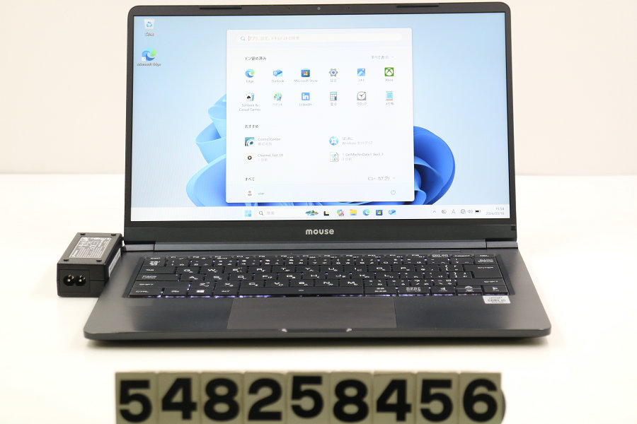 mousecomputer X4-i5CMLAB-YTV Core i5 10210U 1.6GHz/8GB/128GB(SSD)/14W/FHD(1920x1080)/Win11 ゴム足はがれあり【中古】【20260409】