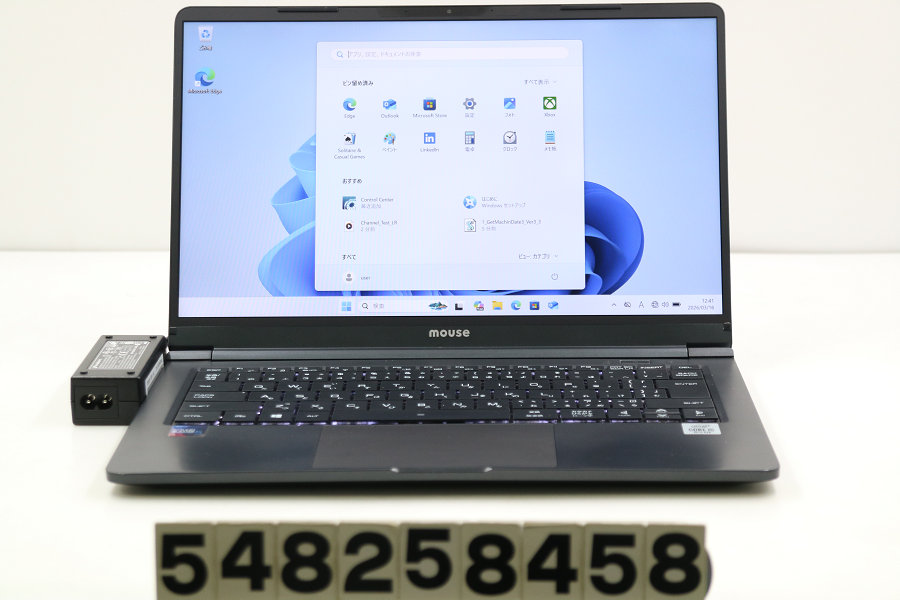 【ジャンク品】mousecomputer X4-i5CMLAB-YTV Core i5 10210U 1.6GHz/8GB/128GB(SSD)/14W/FHD(1920x1080)/Win11【中古】【20260409】