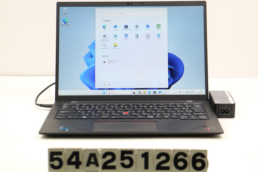 Lenovo ThinkPad X1 Carbon 9th Gen Core i5 1135G7 2.4GHz/8GB/256GB(SSD)/14W/WUXGA(1920x1200)/Win11【中古】【20260422】