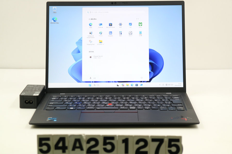 Lenovo ThinkPad X1 Carbon 9th Gen Core i5 1135G7 2.4GHz/8GB/256GB(SSD)/14W/WUXGA(1920x1200)/Win11【中古】【20260422】