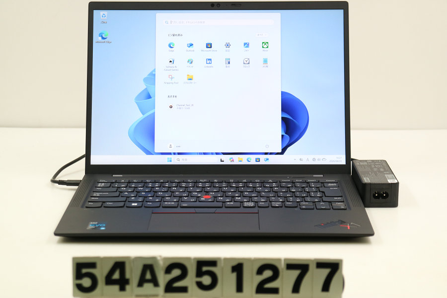 Lenovo ThinkPad X1 Carbon 9th Gen Core i5 1135G7 2.4GHz/8GB/256GB(SSD)/14W/WUXGA(1920x1200)/Win11【中古】【20260422】