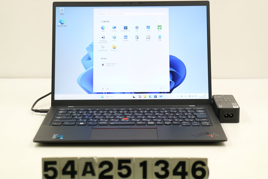 Lenovo ThinkPad X1 Carbon 9th Gen Core i5 1135G7 2.4GHz/8GB/256GB(SSD)/14W/WUXGA(1920x1200)/Win11【中古】【20260422】