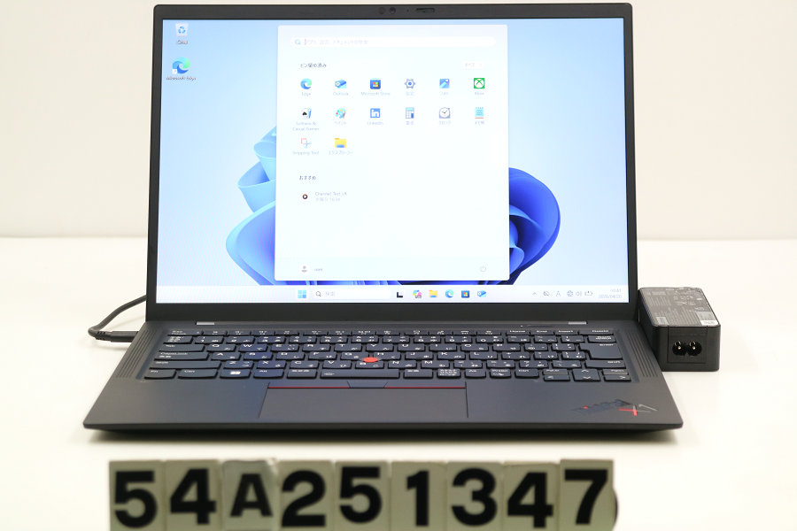 Lenovo ThinkPad X1 Carbon 9th Gen Core i5 1135G7 2.4GHz/8GB/256GB(SSD)/14W/WUXGA(1920x1200)/Win11【中古】【20260422】