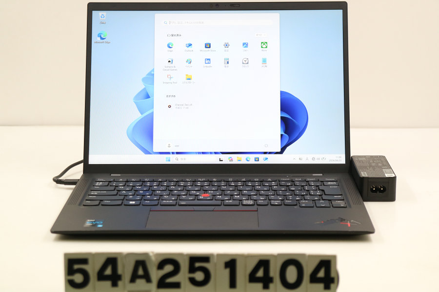 Lenovo ThinkPad X1 Carbon 9th Gen Core i5 1135G7 2.4GHz/8GB/256GB(SSD)/14W/WUXGA(1920x1200)/Win11【中古】【20260422】
