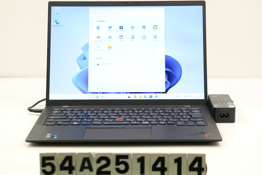 Lenovo ThinkPad X1 Carbon 9th Gen Core i5 1135G7 2.4GHz/8GB/256GB(SSD)/14W/WUXGA(1920x1200)/Win11【中古】【20260422】