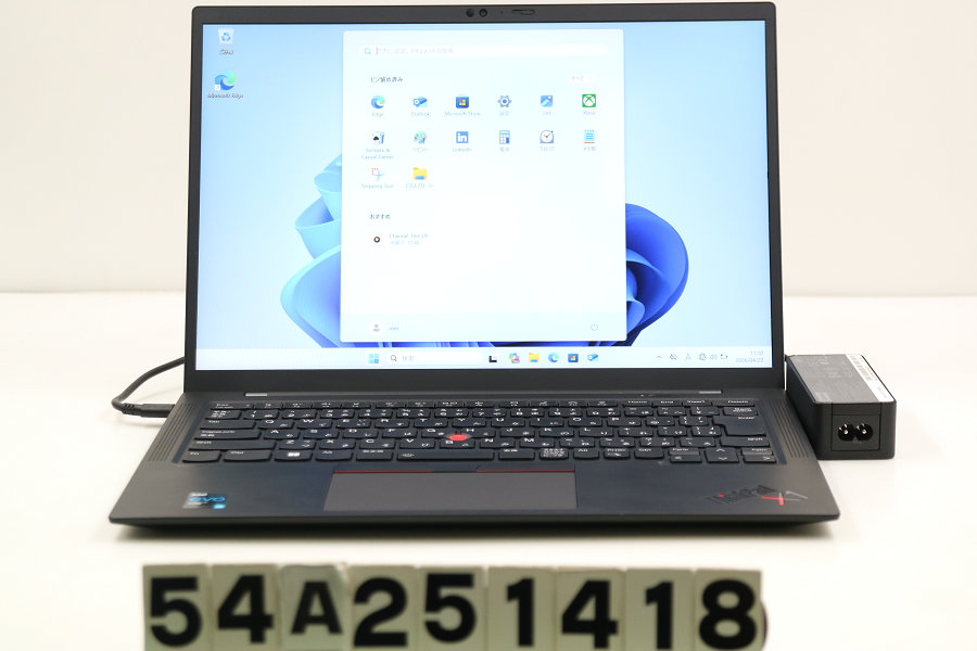 Lenovo ThinkPad X1 Carbon 9th Gen Core i5 1135G7 2.4GHz/8GB/256GB(SSD)/14W/WUXGA(1920x1200)/Win11【中古】【20260422】