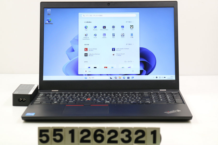 Lenovo ThinkPad L15 Gen2 Core i5 1135G7 2.4GHz/16GB/256GB(SSD)/15.6W/FWXGA(1366x768)/Win11【中古】【20260409】
