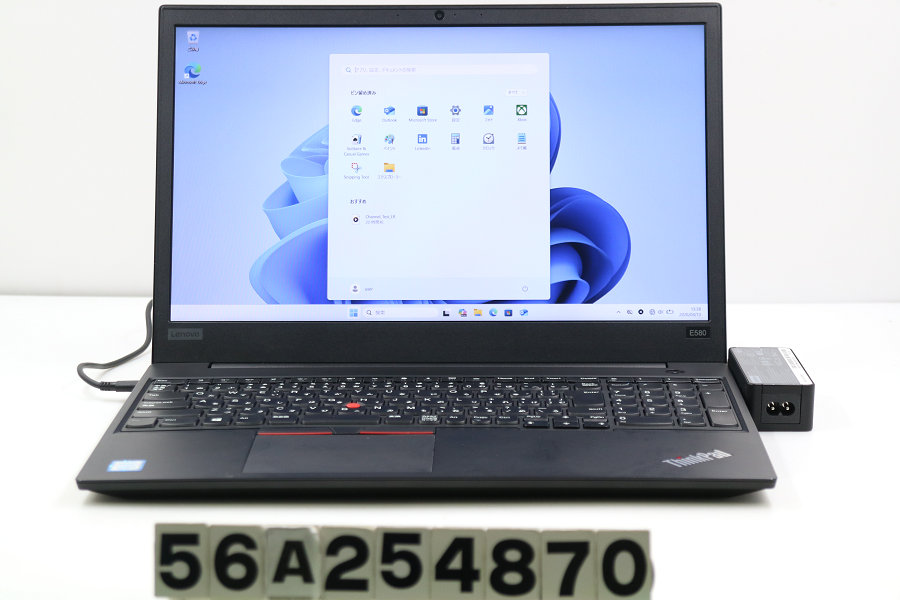 Lenovo ThinkPad E580 Core i5 8250U 1.6GHz/8GB/256GB(SSD)/15.6W/FHD(1920x1080)/Win11【中古】【20260415】