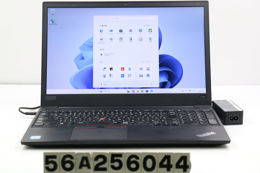 Lenovo ThinkPad E580 Core i5 8250U 1.6GHz/8GB/256GB(SSD)/15.6W/FHD(1920x1080)/Win11【中古】【20260415】