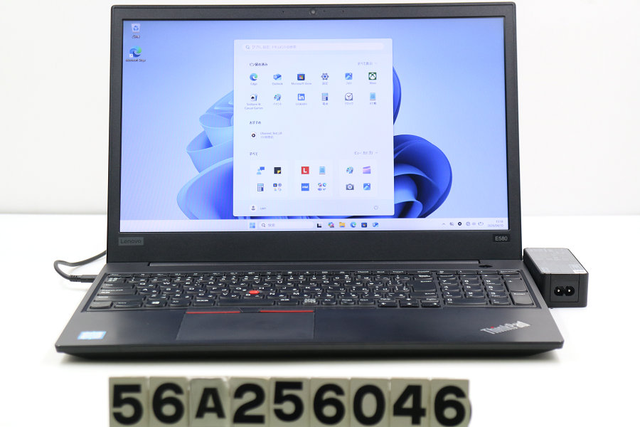 Lenovo ThinkPad E580 Core i5 8250U 1.6GHz/8GB/256GB(SSD)/15.6W/FHD(1920x1080)/Win11【中古】【20260415】