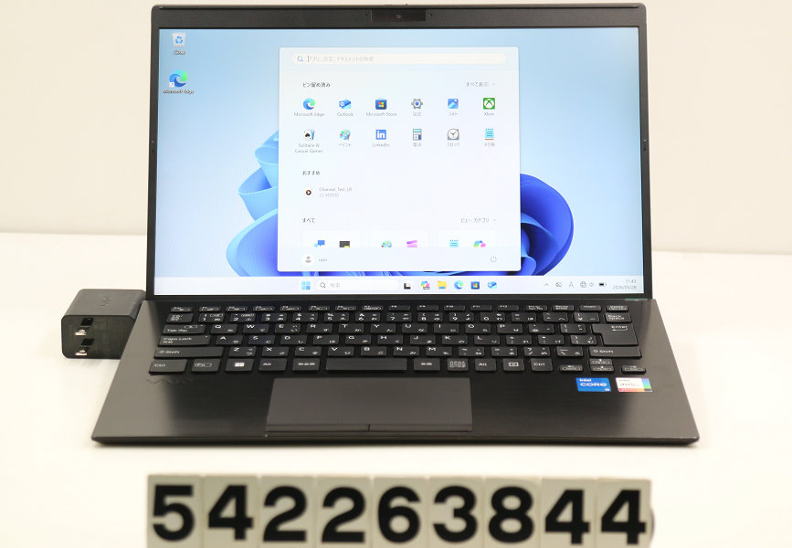 VAIO マイコン8889C11N Core i5 1135G7 2.4GHz/16GB/256GB(SSD)/14W/FHD(1920x1080)/Win11 鍵盤痕あり【中古】【20260529】