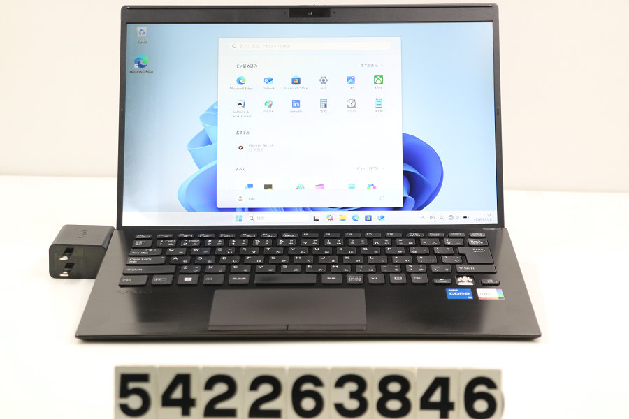 【ジャンク品】VAIO パソコン8889C11N Core i5 1135G7 2.4GHz/16GB/256GB(SSD)/14W/FHD(1920x1080)/Win11【中古】【20260529】
