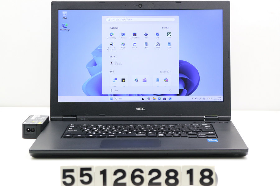 NEC マイコン-VKT42XZGA Core i5 1135G7 2.4GHz/8GB/256GB(SSD)+500GB/Multi/15.6W/FWXGA(1366x768)/Win11 天然ゴム足全手抜かり【中古】【20260529】