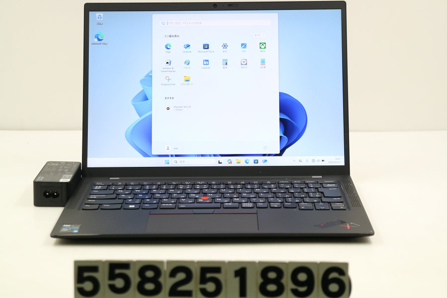 Lenovo ThinkPad X1 Carbon 9th Gen Core i5 1135G7 2.4GHz/8GB/256GB(SSD)/14W/WUXGA(1920x1200)/Win11 鍵盤痕あり【中古】【20260508】