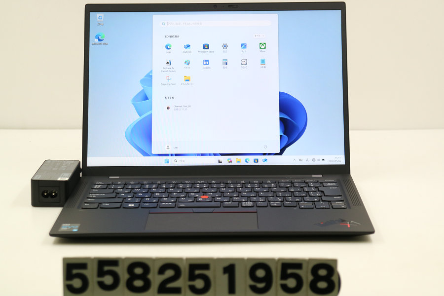 Lenovo ThinkPad X1 Carbon 9th Gen Core i5 1135G7 2.4GHz/8GB/256GB(SSD)/14W/WUXGA(1920x1200)/Win11【中古】【20260508】