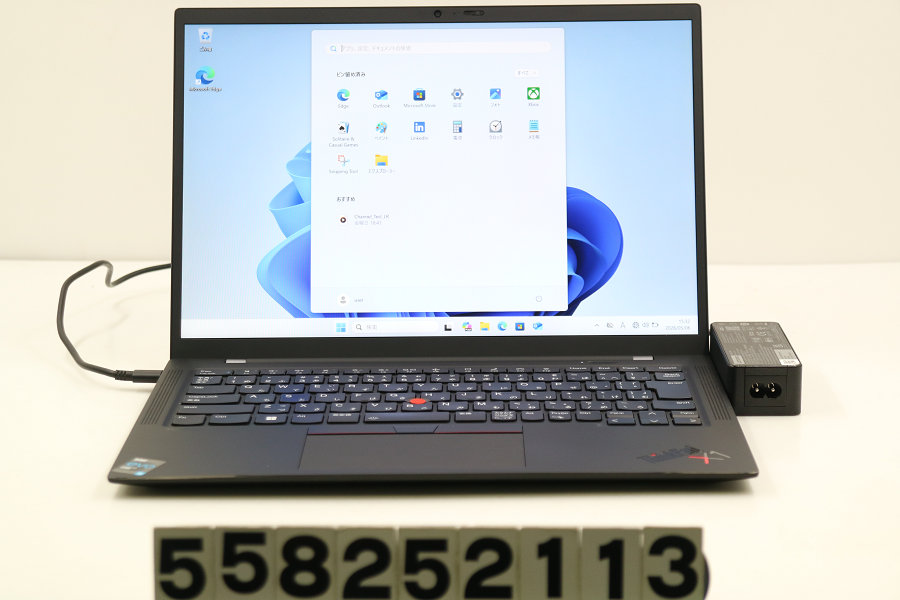 Lenovo ThinkPad X1 Carbon 9th Gen Core i5 1135G7 2.4GHz/8GB/256GB(SSD)/14W/WUXGA(1920x1200)/Win11【中古】【20260508】