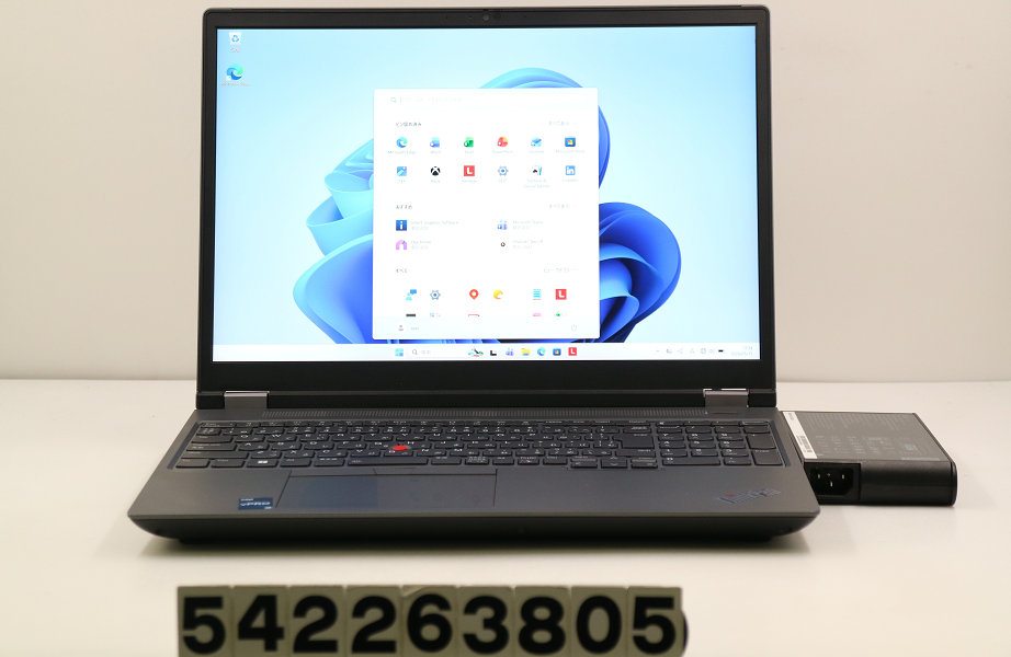 Lenovo ThinkPad P16 Gen1 Core i7 12850HX 2.1GHz/32GB/1024GB(SSD)/16W/WQUXGA(3840x2400)/Win11/NVIDIA RTXA5500(16GB)【中古】【20260520】