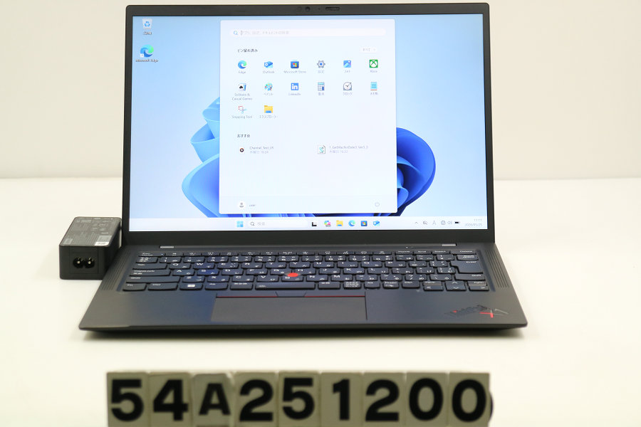 Lenovo ThinkPad X1 Carbon 9th Gen Core i5 1135G7 2.4GHz/8GB/256GB(SSD)/14W/WUXGA(1920x1200)/Win11 鍵盤痕あり【中古】【20260527】