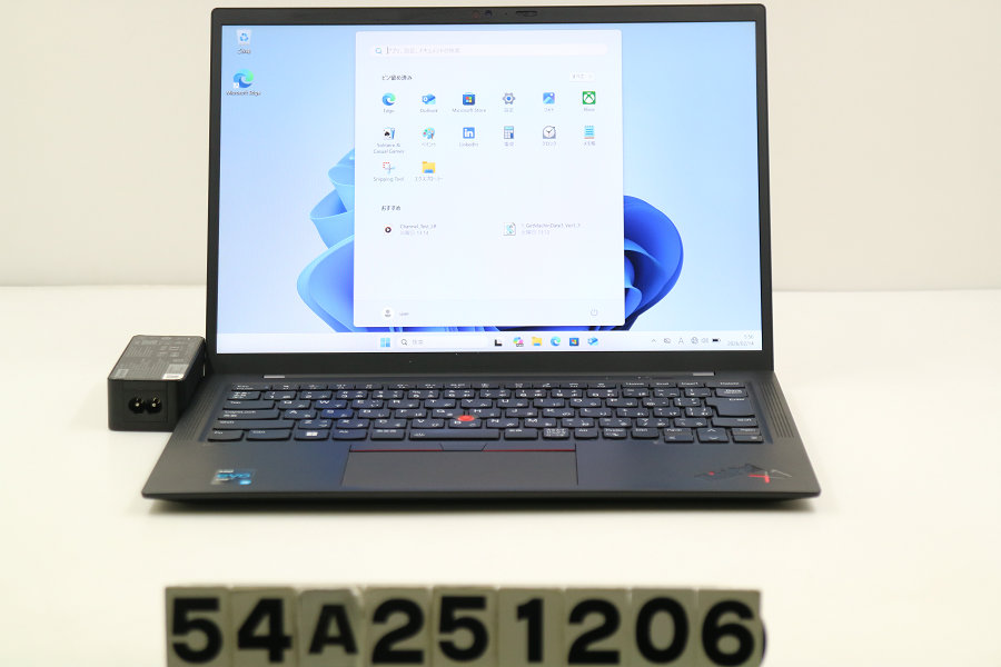 Lenovo ThinkPad X1 Carbon 9th Gen Core i5 1135G7 2.4GHz/8GB/256GB(SSD)/14W/WUXGA(1920x1200)/Win11【中古】【20260527】