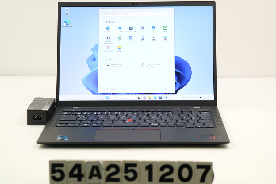 Lenovo ThinkPad X1 Carbon 9th Gen Core i5 1135G7 2.4GHz/8GB/256GB(SSD)/14W/WUXGA(1920x1200)/Win11【中古】【20260527】