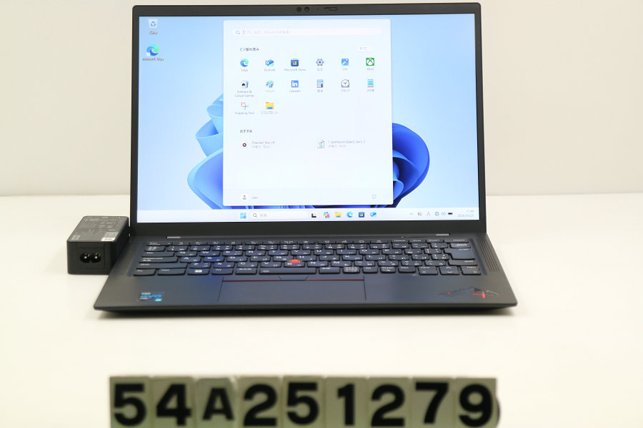 Lenovo ThinkPad X1 Carbon 9th Gen Core i5 1135G7 2.4GHz/8GB/256GB(SSD)/14W/WUXGA(1920x1200)/Win11【中古】【20260527】