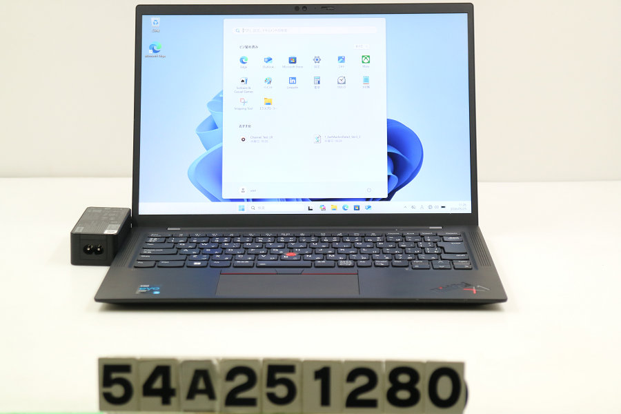 Lenovo ThinkPad X1 Carbon 9th Gen Core i5 1135G7 2.4GHz/8GB/256GB(SSD)/14W/WUXGA(1920x1200)/Win11【中古】【20260527】