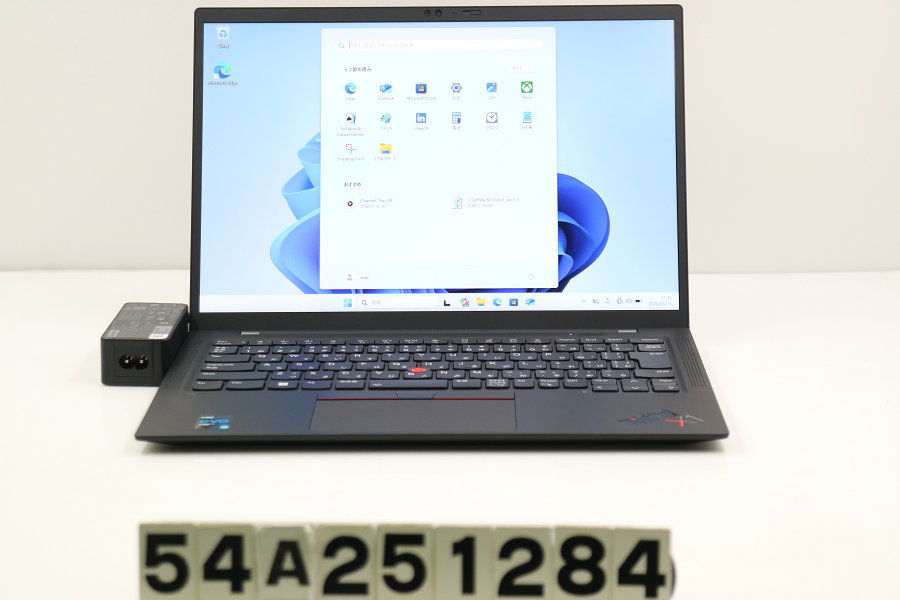 Lenovo ThinkPad X1 Carbon 9th Gen Core i5 1135G7 2.4GHz/8GB/256GB(SSD)/14W/WUXGA(1920x1200)/Win11【中古】【20260527】