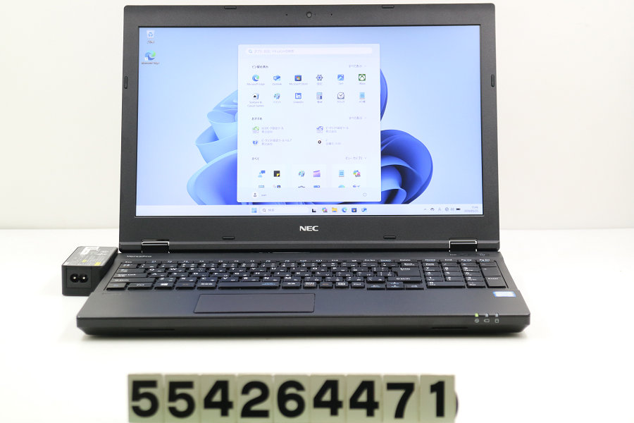 NEC マイコン-VKT16XZG4 Core i5 8250U 1.6GHz/8GB/256GB(SSD)/ヴィデオディスク/15.6W/FHD(1920x1080)/RS232C/Win11【中古】【20260527】
