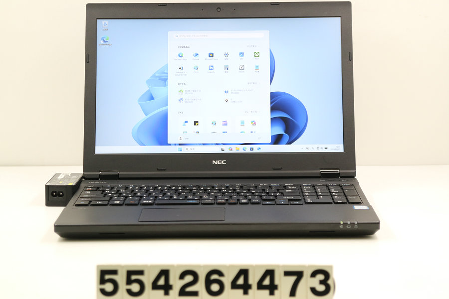 NEC マイコン-VKT16XZG4 Core i5 8250U 1.6GHz/8GB/256GB(SSD)/ヴィデオディスク/15.6W/FHD(1920x1080)/RS232C/Win11【中古】【20260527】