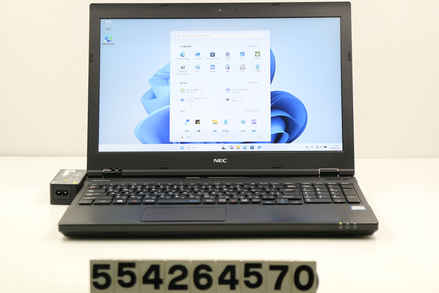 NEC マイコン-VKT16XZG4 Core i5 8250U 1.6GHz/8GB/256GB(SSD)/ヴィデオディスク/15.6W/FHD(1920x1080)/RS232C/Win11【中古】【20260527】