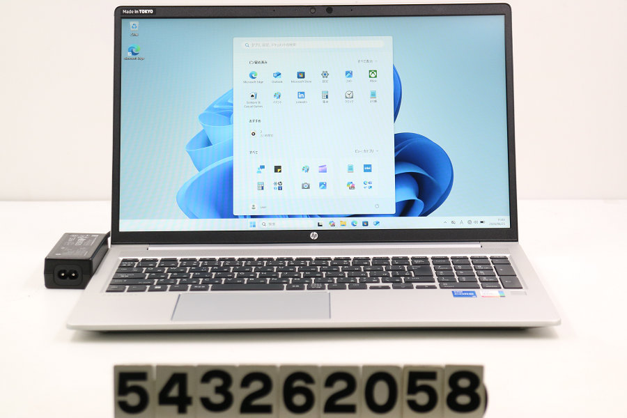 hp ProBook 650 G8 Core i5 1135G7 2.4GHz/16GB/1肺結核(SSD)/15.6W/FHD(1920x1080)/Win11 手懸かり文字記号消えあり【中古】【20260626】