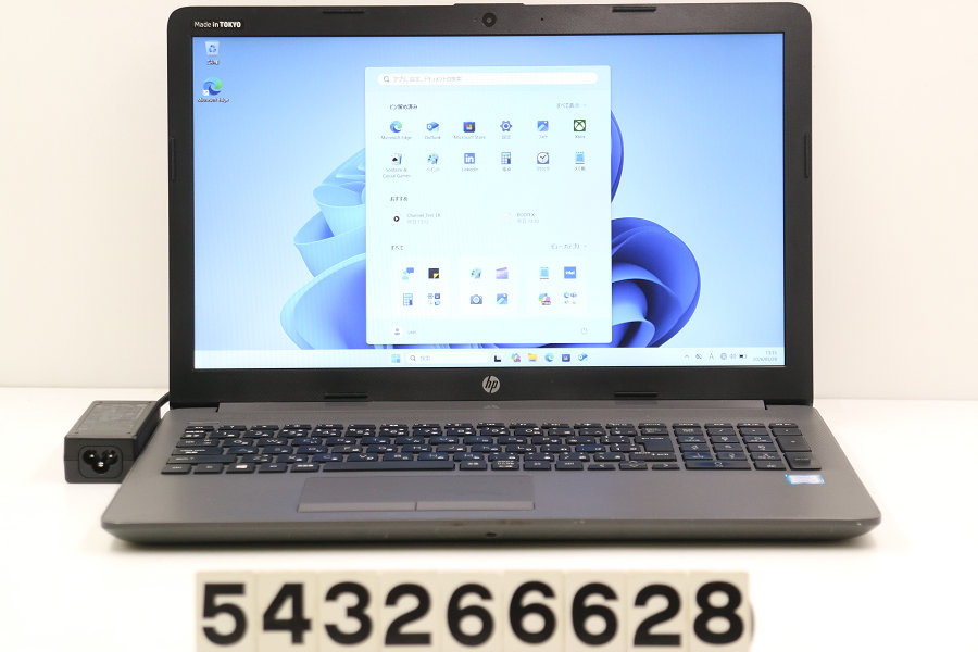 hp 250 G7 Core i5 8265U 1.6GHz/8GB/256GB(SSD)/Multi/15.6W/FHD(1920x1080)/Win11【中古】【20260603】