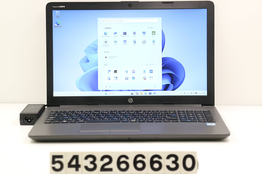 hp 250 G7 Core i5 8265U 1.6GHz/8GB/256GB(SSD)/Multi/15.6W/FHD(1920x1080)/Win11【中古】【20260603】