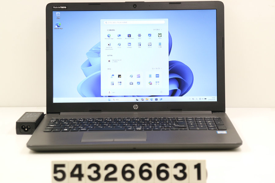hp 250 G7 Core i5 8265U 1.6GHz/8GB/256GB(SSD)/Multi/15.6W/FHD(1920x1080)/Win11【中古】【20260603】