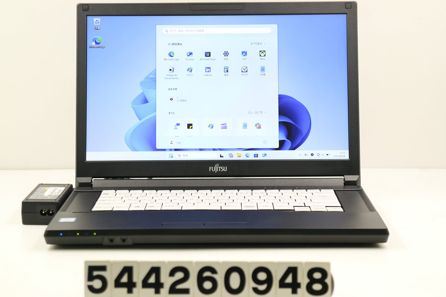 富士通 LIFEBOOK A579/B Core i5 8365U 1.6GHz/8GB/256GB(SSD)/ヴィデオディスク/15.6W/FWXGA(1366x768)/Win11【中古】【20260605】