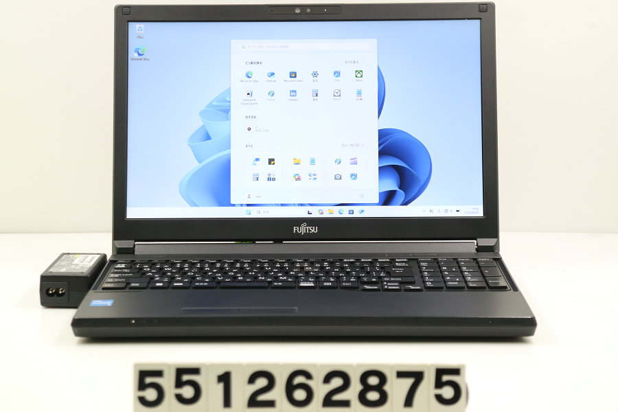 富士通 LIFEBOOK A5512/J Core i5 1245U 2.5GHz/16GB/256GB(SSD)/ヴィデオディスク/15.6W/FHD(1920x1080)/Win11【中古】【20260605】
