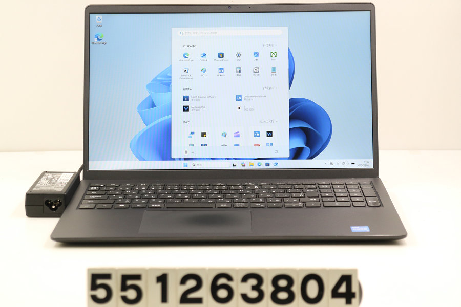 DELL Vostro 15 3510 Core i5 1135G7 2.4GHz/8GB/256GB(SSD)/15.6W/FHD(1920x1080)/Win11 天然ゴム足全数量欠品【中古】【20260605】