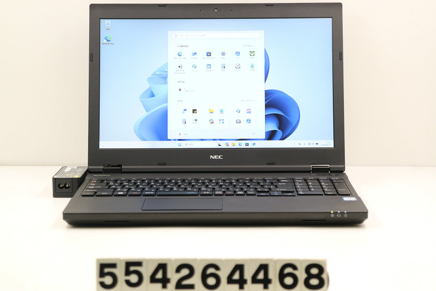 NEC マイコン-VKT16XZG4 Core i5 8250U 1.6GHz/8GB/256GB(SSD)/ヴィデオディスク/15.6W/FHD(1920x1080)/RS232C/Win11【中古】【20260603】