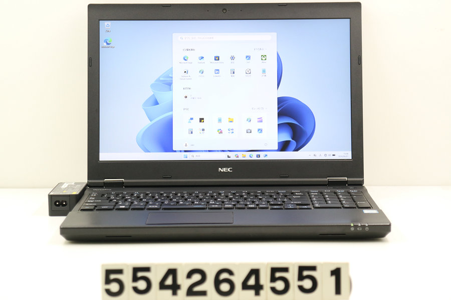 NEC マイコン-VKT16XZG4 Core i5 8250U 1.6GHz/8GB/256GB(SSD)/ヴィデオディスク/15.6W/FHD(1920x1080)/RS232C/Win11【中古】【20260603】