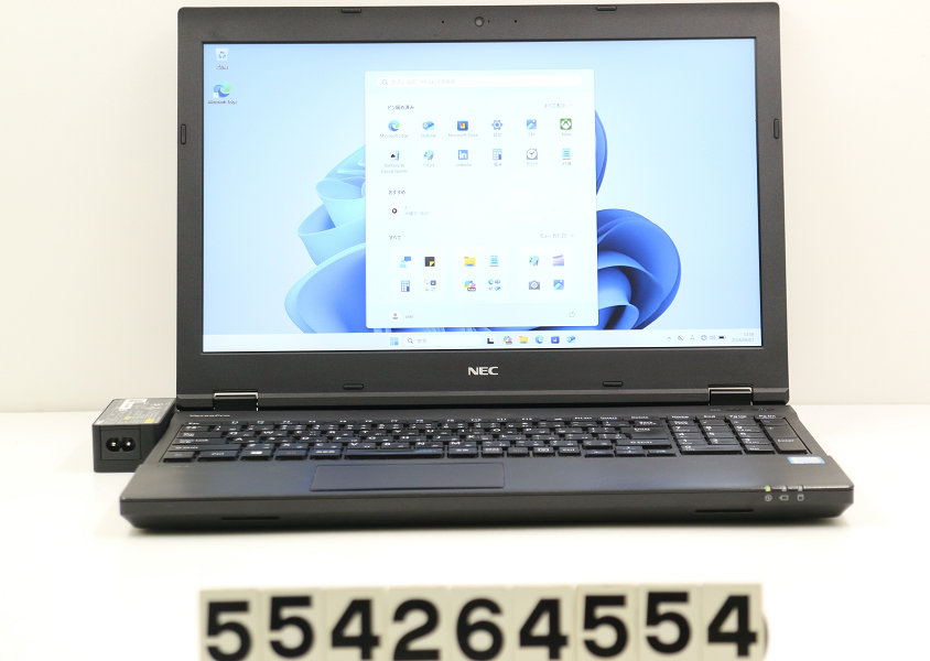 NEC マイコン-VKT16XZG4 Core i5 8250U 1.6GHz/8GB/256GB(SSD)/ヴィデオディスク/15.6W/FHD(1920x1080)/RS232C/Win11【中古】【20260603】