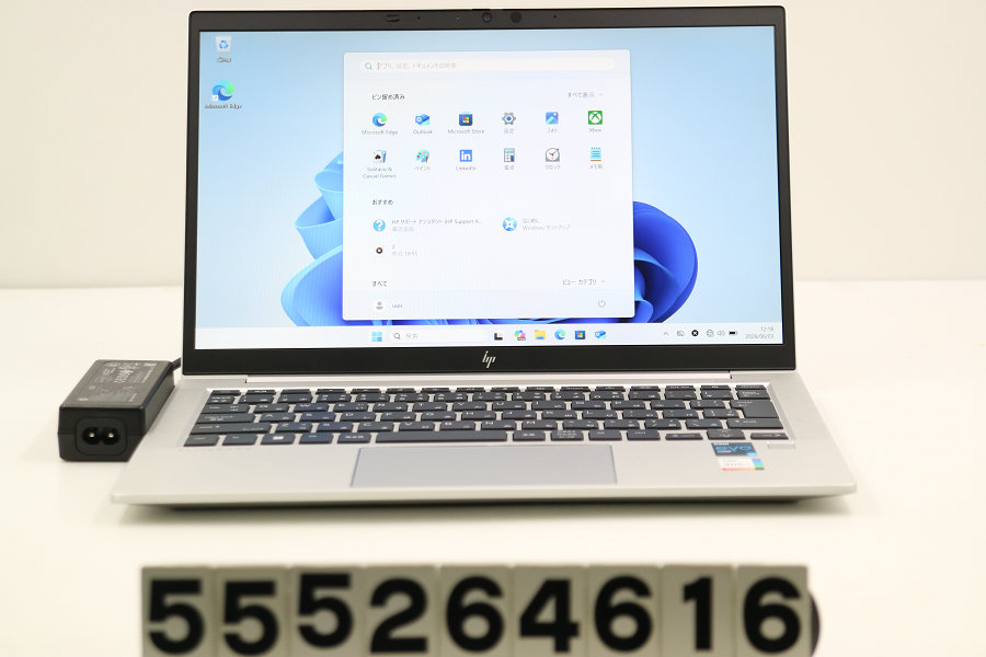 hp EliteBook 830 G8 Core i7 1165G7 2.8GHz/32GB/512GB(SSD)/13.3W/FHD(1920x1080)/Win11【中古】【20260605】