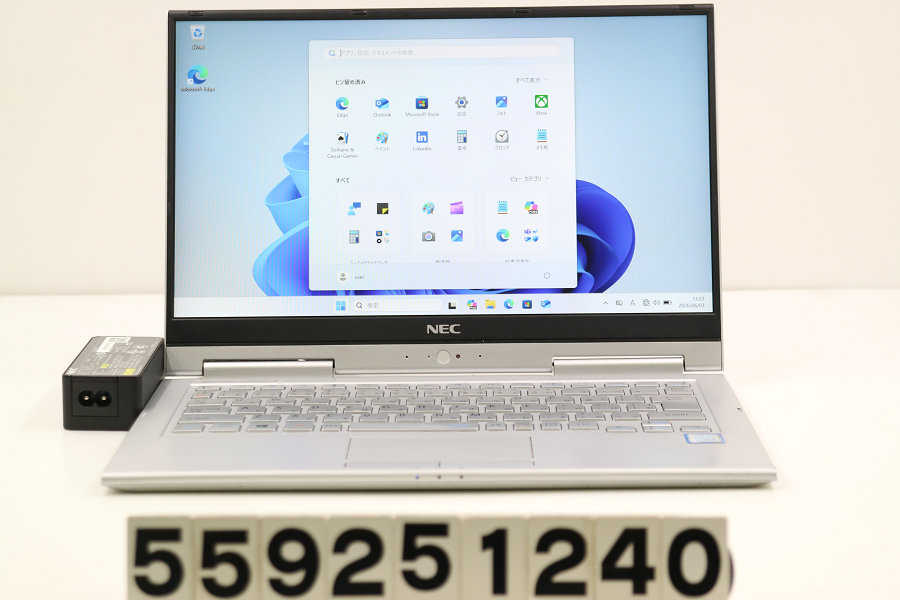 NEC マイコン-VKT16GWG4 Core i5 8250U 1.6GHz/8GB/256GB(SSD)/13.3W/FHD(1920x1080) タッチパネル/Win11【中古】【20260605】