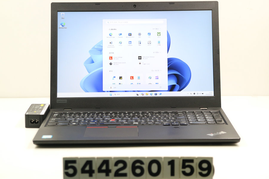 LENOVO ThinkPad L580 Core i5 8250U 1.6GHz/8GB/256GB(SSD)/15.6W/FHD(1920x1080)/Win11 足懸かり文字記号消えあり【中古】【20260611】