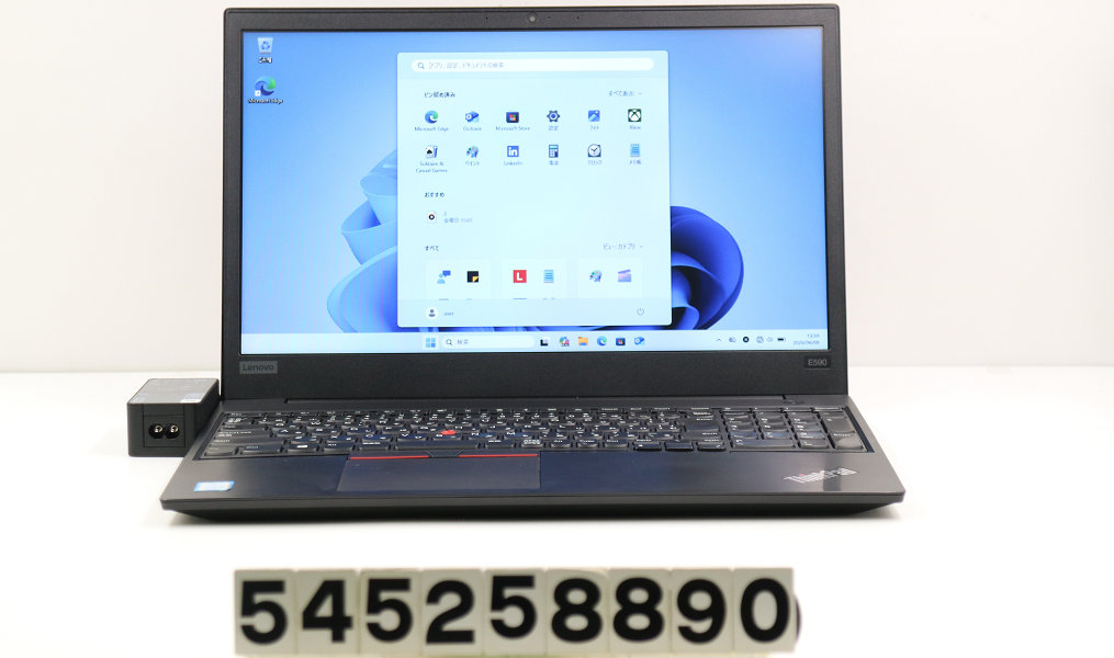Lenovo ThinkPad E590 Core i5 8265U 1.6GHz/8GB/256GB(SSD)/15.6W/FWXGA(1366x768)/Win11 足懸かり文字記号消えあり【中古】【20260611】