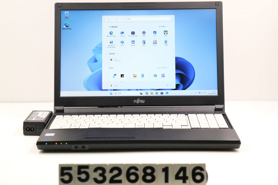 【ジャンク品】富士通 LIFEBOOK A579/B Core i5 8365U 1.6GHz/8GB/500GB/DVD/15.6W/FWXGA(1366x768)/Win11【中古】【20260625】｜TCEダイレクト店