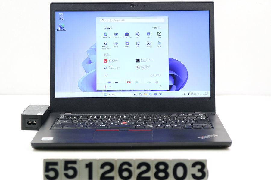 Lenovo ThinkPad L14 Gen1 Core i3 10110U 2.1GHz/8GB/256GB(SSD)/14W/FWXGA(1366x768)/Win11 キー文字消えあり【中古】【20260708】｜TCEダイレクト店